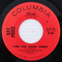 Ray Price – For The Good Times/Grazin&#39; In Greener Pastures 45 rpm Record 4-45178 - $7.77