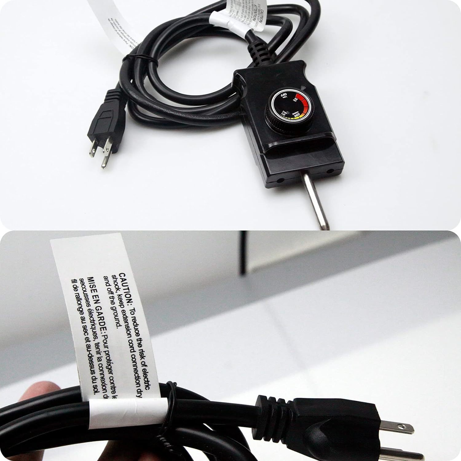 Electric Smoker And Grill Heating Element With Analog Control And Power