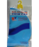 Men&#39;s Flexible Silicone Swimming Cap Or Hat One Size fit all Color Blue - $110.42 MXN