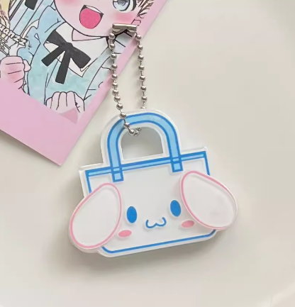 Handbag key chain girl heart sweet pendant boudoir couple accessories gift - $19.80