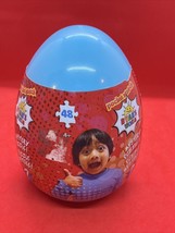 Ryan&#39;s World 48-Piece Mystery Puzzle in Plastic Egg Storage Case. A Great Gift - £8.15 GBP