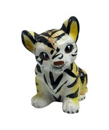 Vintage Shafford Japan Ceramic Tiger Cub Figurine Hand- Painted Cute - $351.68 MXN