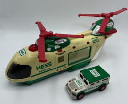 Hess 2001 Toy Helicopter Motorcycle and Cruiser Vintage Hess Toy - $7.59