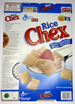 2004 Empty General Mills Rice Chex 15.6OZ Cereal Box SKU U198/211 - $18.99
