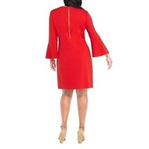 NWT Womens Plus Size 2X The Limited Red Bell Sleeve Ponte Knit Dress - £31.59 GBP