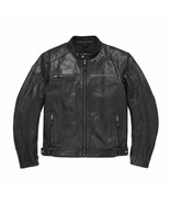 Harley Davidson Men&#39;s Blouson CUIR Skull Reflective Jacket Biker Leather... - $145.00