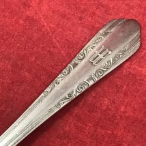 Marathon Thalia Silver Plate Flat Handle 7&quot; Butter Spreader Knife &quot;W&quot; Mo... - $9.85