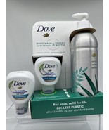 Dove Body Wash Concentrate &amp; Reusable Bottle Bundle- 1 Bottle &amp; 2 Concen... - $10.99