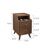High End Medium Solid Wood Bedside Mini Table - 30cm - $13,664.82 MXN