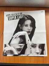 MIYEON i-Dle Official Folded Poster &#39;2 Super Lady&#39; Kpop Authentic Rare - $2.75 CAD
