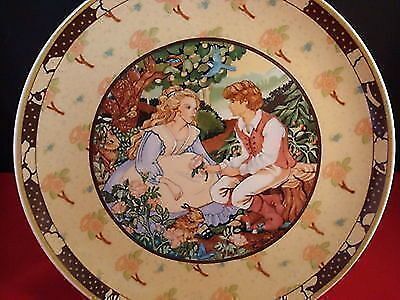 Primary image for "Roses are Red" plate by Villeroy and Boch from  "Once upon a Rhyme" NIB[am14]