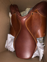 17.5 PESSOA A/O AMS EXCHANGE ENGLISH LEATHER SADDLE, GRAINEDANTIQUE TOBACCO - $3,549.14
