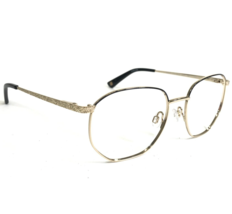Anne Klein Eyeglasses Frames AK5079 717 Gold Black Geometric Full Rim 52... - $55.97