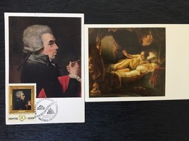 Lote de 2 postales antiguas coleccionables vintage, 1975, URSS, Leningrado - $4.06