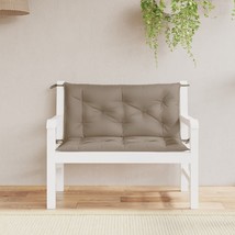  Garden Bench Cushion Set of 2 Taupe Oxford fabric (100% polyester) - $175.63 CAD