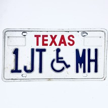  United States Texas Base Disabled License Plate 1JT MH - £13.18 GBP