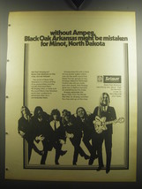 1974 Selmer Ampeg Amplifiers Ad - Black Oak Arkansas - £14.60 GBP
