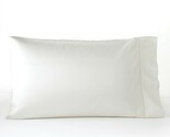 Sferra Giotto Ivory Standard Pillowcases (2) Solid 100% Cotton Sateen It... - $124.00