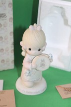 Precious Moments Birds Of A Feather Collect Together 1986 Figurine E-0006 - $26.98 CAD