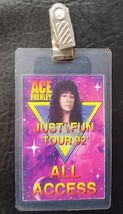 Kiss / Ace Frehley - Original Vintage 1992 World Tour Laminate Backstage Pass - £47.25 GBP