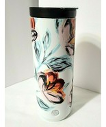 Starbucks Rare Peony Floral Insulated Stainless Steel Travel Mug Tumbler - £32.94 GBP