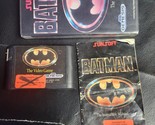 Batman Sega Genesis CIB (Complete In PLASTIC BOX)+ MANUAL [BAD SHAPE] - £82.20 GBP