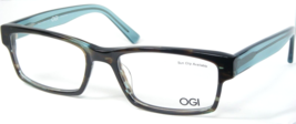 Ogi Evolution 3110 1439 Blue Brown /AQUA Eyeglasses Glasses 54-18-140mm Japan - £92.75 GBP