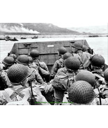 US Army Troops Soldiers Landing at Normandy 8.5x11&quot; Photo Print World Wa... - $8.12