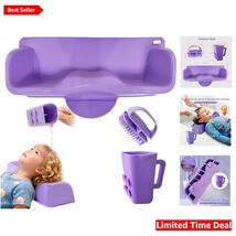 Ergonomic Silicone Shampoo Basin with Strong Suction - Ideal for Kids &amp; ... - $94.99