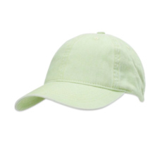 Time And Tru Women&#39;s Solid Washed Baseball Cap Hat Mint Green New - £8.15 GBP