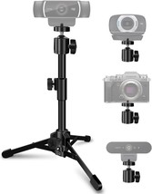 Mictop Desktop Webcam Tripod Stand, Extendable Webcam Camera Stand Tripod For - £25.47 GBP