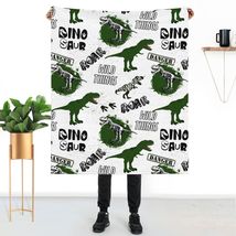 Dinosaur Thick decorative Flannel  fleece throw blanket Dino  blankets 50X60 kid - £18.42 GBP+