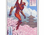 Neon Genesis Evangelion Unit 02 Japanese Edo Giclee Poster Print 12x17 M... - $74.90