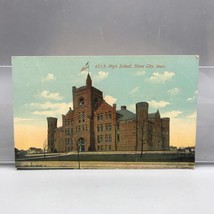 Antique Postcard High School Sioux City Iowa ca. 1910 for Woolworth&#39;s Dept Store - £41.40 GBP