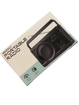 Vivitar Portable Indoor/Outdoor AM/FM Radio New &amp; Sealed Black - $19.68