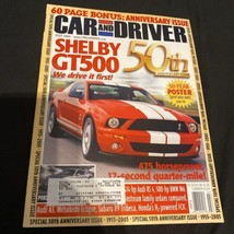 Car And Driver Magazine-JULY,2005 50th Anniversary Issue - £8.63 GBP