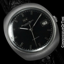 1969 IWC vintage mens stainless steel cal. 8541-beautiful restored condition - £1,215.48 GBP