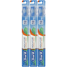 Pack of (3) New Oral-B Indicator Toothbrush Soft Head - £9.18 GBP
