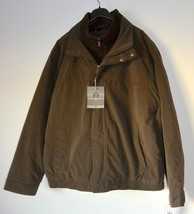 Weatherproof Men&#39;s Microfiber Bomber Jacket with Attached Bib in Chocola... - $1,823.50 MXN