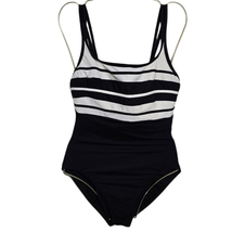 Miraclesuit 12D Black &amp; White Spectra One Piece Swimsuit  - $55.99