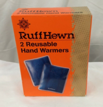 Ruff Hewn 2 Reusable Hand Warmers Open Box Blue Design Bon Ton Stores - £7.74 GBP