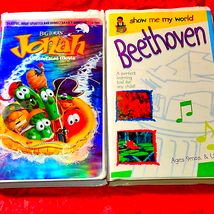 Vhs Vintage Movies~Veggie Tales Jonah/Beethoven - £14.79 GBP