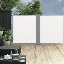 Side Awning Cream Polyester with PU coating 55.1 x 236.2 in - $2,579.32 MXN