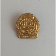 Vintage HISD 5 Years Service Award Gold Tone Lapel Hat Pin - $10.40