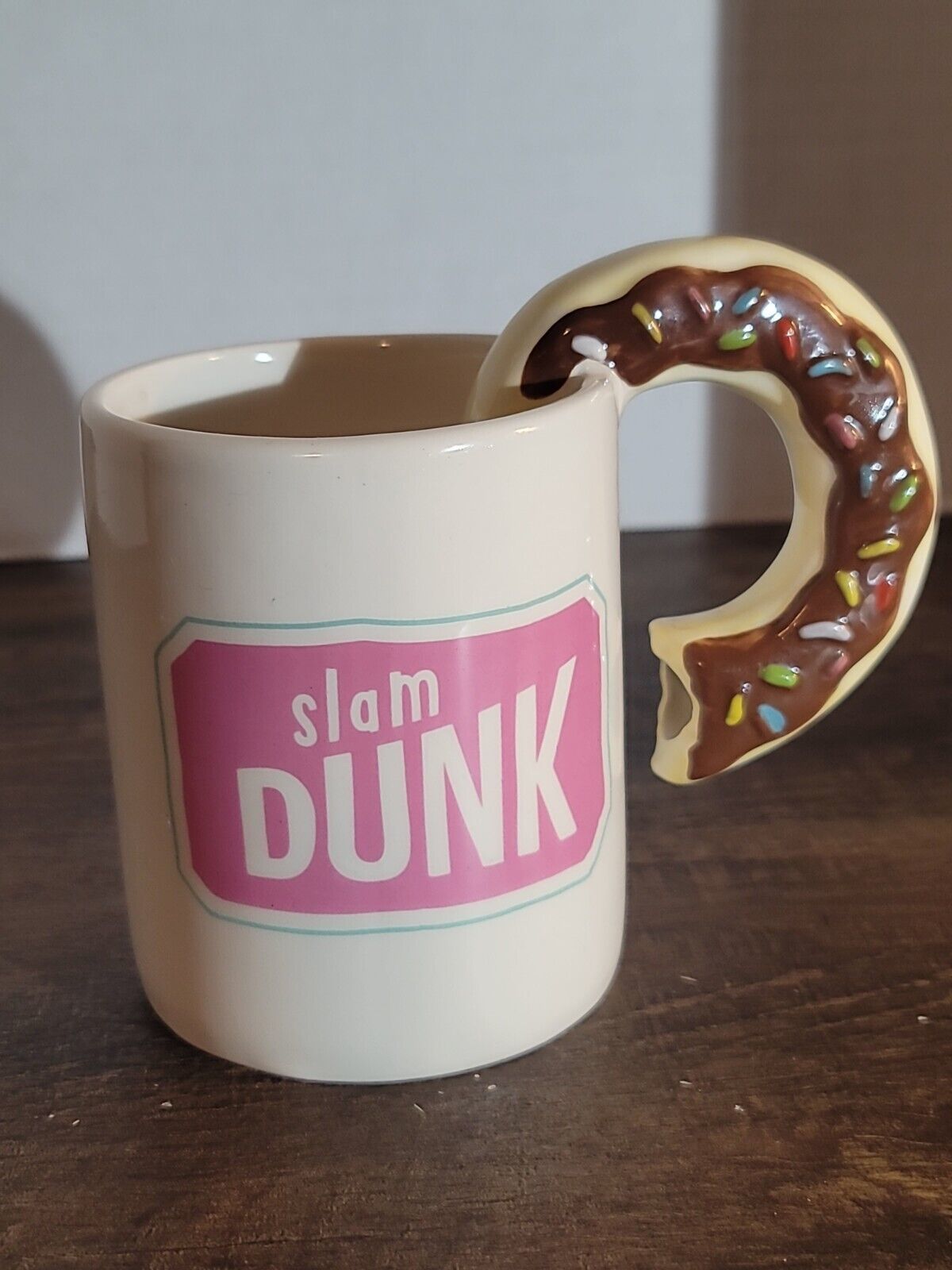 Primary image for Slam Dunk ' Donut with Sprinkles Handle Hallmark Coffee/Tea Mug