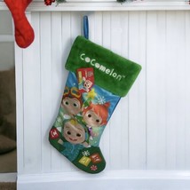 Cocomelon Velour JJ, TomTom, And YoYo Decoration Christmas Stocking Green 20” - £13.66 GBP