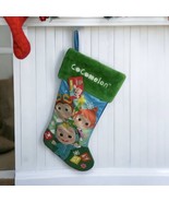 Cocomelon Velour JJ, TomTom, And YoYo Decoration Christmas Stocking Gree... - £13.82 GBP