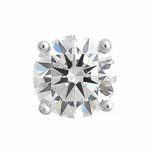 1.25 Ct Mens Simulated Diamond Stud Earring Solid 14k Real White Gold Screw Back - £69.11 GBP