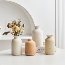 Simple Nordic Ceramic Vase for Home and Wedding Decor - £15.94 GBP
