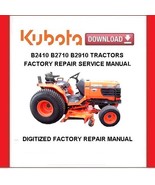 KUBOTA B2410 B2710 B2910 Tractors Workshop Service Repair Manual  - $376.24 MXN
